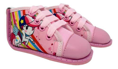 Zapato No Tuerce Tenis Estampado Niña Unicornio Minnie