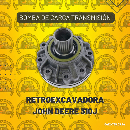 Bomba De Carga Transmisión Retroexcavadora John Deere 310j