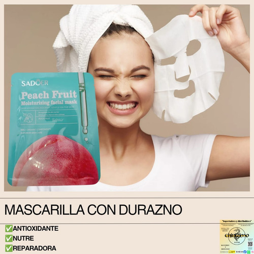 50 Mascarillas Faciales De Tela Para El Cuidado De La Piel Normal
