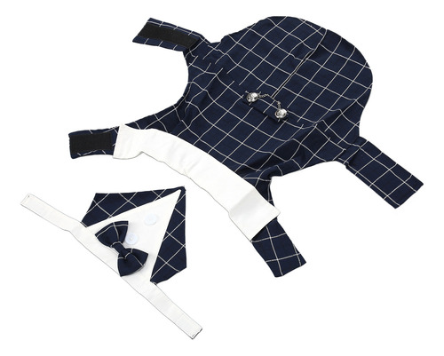 Traje De Boda Para Mascotas, Pajarita, Estampado De Ceñida,