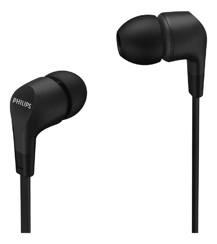 Audífonos Phillips Alámbricos In Ear Tah1105 Negro