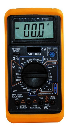 Imagen 3 de 10 de Tester Digital M890g Multimetro Capacimetro Temp Frecuencia