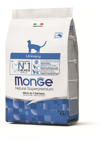 Monge Feline Super Premium Urinary Pollo 1,5kg Con Regalo