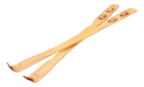 2 Manitas Rascadoras De Bambú Masajeador Portatil 2 Pack