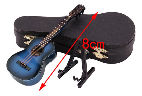 Mini Guitarra Con Soporte Y Estuche Para Niños