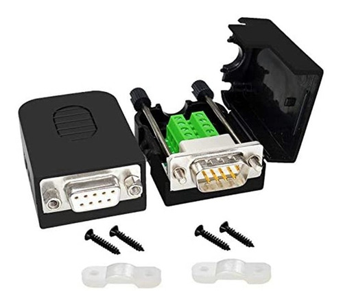 Conector Sin Soldadura Db9 Rs232 D-sub Serial Al Puerto Te D