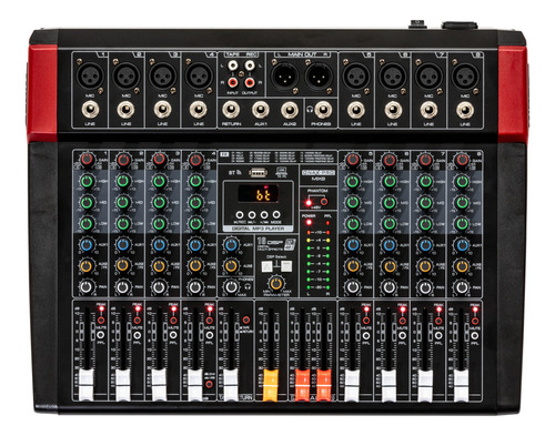 Onax Pro Mix8 Consola Mixer Interface +48 Fx Bt Usb Open Box