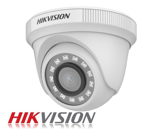 Cámara Domo Hikvision 4en1 1080p 2mp 2,8mm Indoor Plastica