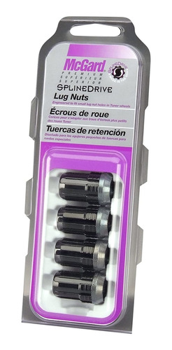 65357bk Splinedrive Lug Nut Set M12 X 1 5 Tamaño De Ro...