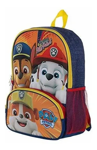 Mochila Patrulla Canina Bolso De Nickelodeon Útiles Escolare