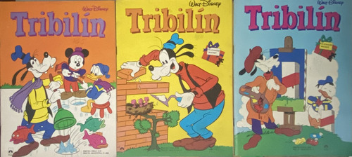 3 Revistas Tribilín, Walt Disney, Pincel, 2cl02