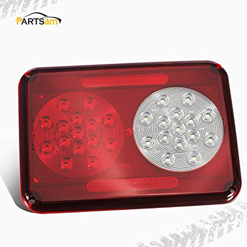 2 Luces Traseras Dobles De Remolque Luz De Freno, Giro ...