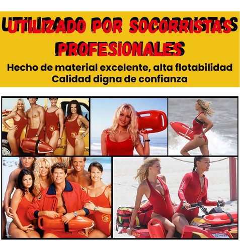 Boya Salvavidas Naranja Flotador Salvavidas