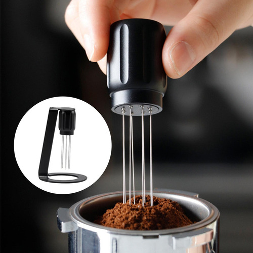 Espresso Tool Compatible Con Barista Con Soporte Negro