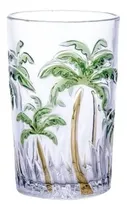 Comprar Jogo De Copo De Vidro Para Suco E Água Palm Tree Color 6 Pçs