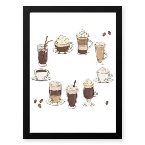Imagem 1 de 1 de Quadro Graos Cup 23x33 Cm