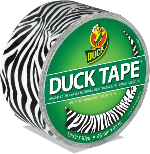 Duck 1398132 1.88 X 10 Yards Zig-zag Zebratm Duck Tape