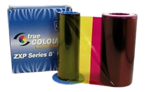 Cinta Ribbon Color Zebra Series Zxp8 800012-445 Ymck 625 Imp