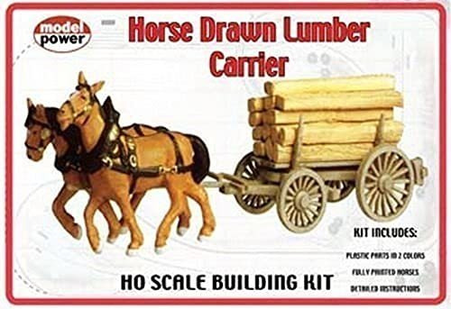 Energía De Caballo Modelo Establecido Madera Carrier Kit