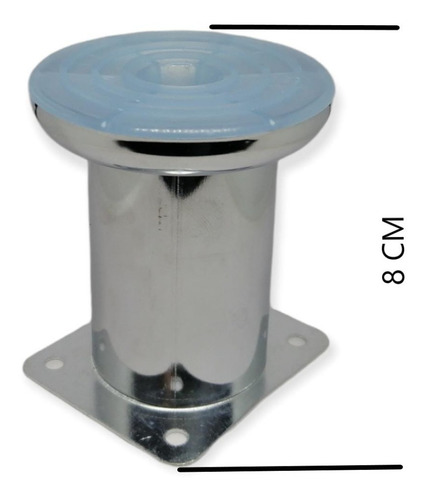 Pata Para Mueble Metálica 8 Cm Tubular 4 Piezas