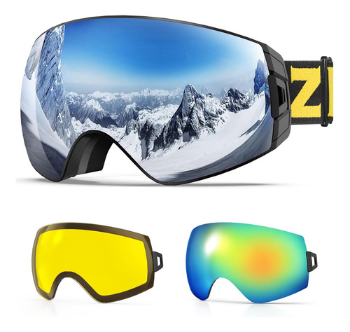 X7 - Gafas De Esquí Y Snowboard Para Hombres Y Mujeres, Anti