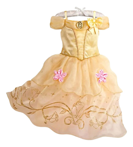 Vestido Princesas Para Niña Nuevos A Elegir Bella Elsa Ariel