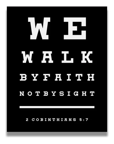 Caminamos Por Fe, No Por 2 Corintios 5:7 Impresión Artística