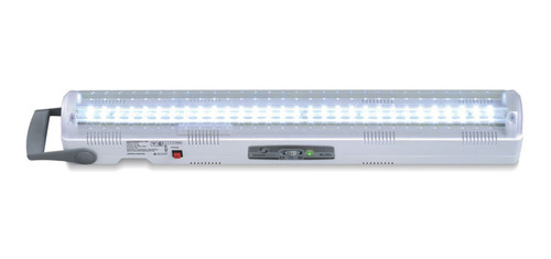 Imagen 1 de 5 de Luz de emergencia Gama Sonic DL20 L LED con batería recargable 220V blanca