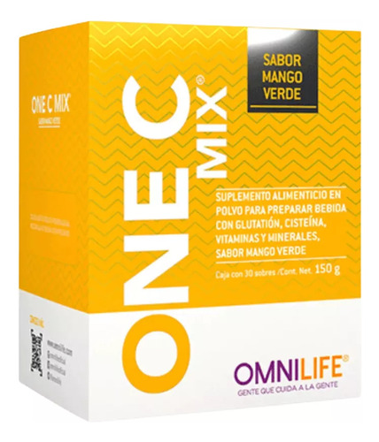 One C Mix Omnilife - Vitamina C/colágeno/defensas Mango