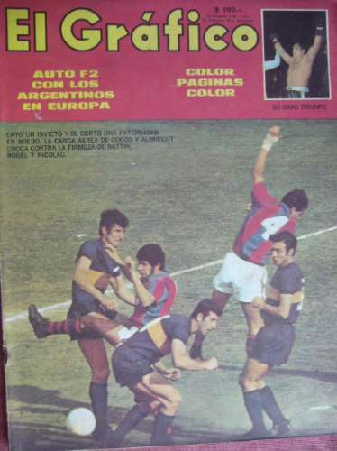 Central Independiente Rivadavia Boca El Grafico 2553 De 1968