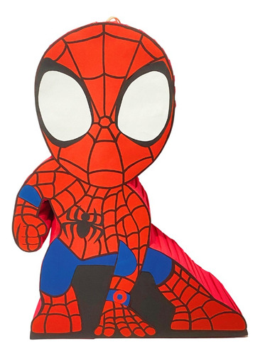 Piñata Hombre Araña Spiderman Artesanal 50cm Whole_artistica