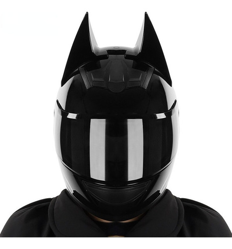 Casco De Moto Batman Con Orejas, Vienes A Salvar El Mundo Mm
