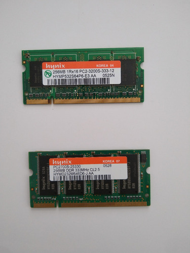 Combo Memorias Pc2-3200 Ddr2 Cl2.5