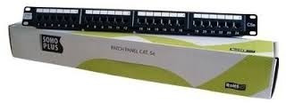 Patch Panel 24 Portas Cat. 5e Furukawa T568 A/b Soho Plus