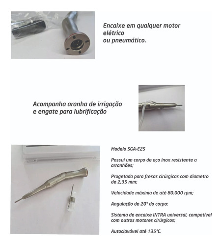 Peça Reta Angulada Multiplicadora 1:2 Nsk Sga-e2s Com Nf-e
