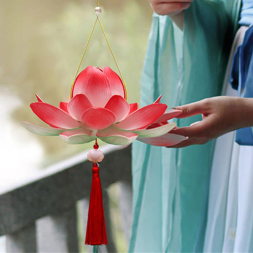 Blossom Flower Lanterns Light Lamp Party Glowing Lanterns Fo
