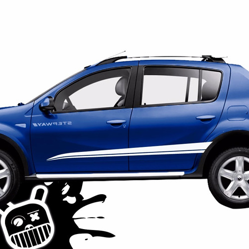 Calco,  Decorativo Lateral Wave Renault Sandero Stepway !