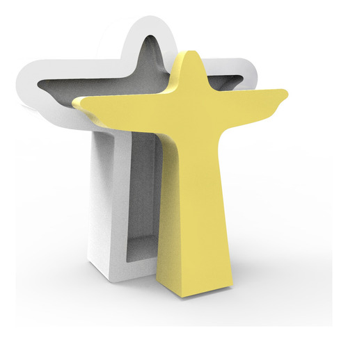 Molde Forma Silicone Cristo Redentor