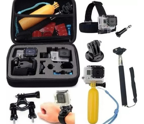 Kit Acessorios Gopro Hero 5 Hero 7 Sjcam Xiaomi Xtrax Atrio