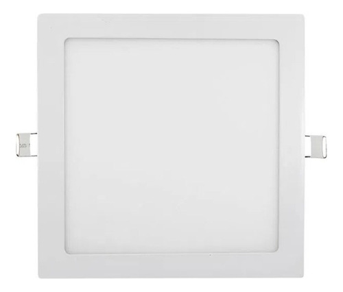 Panel Led Foco Plafón Empotrado Techo Cuadrado 24w 220v Colo