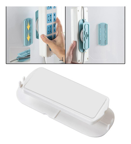 Autoadhesivo Power Strip Holder Fixer Para Escritorio Wifi