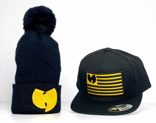 Pack Wutang Beanie Y Gorra Yupoong Limited Color Negro