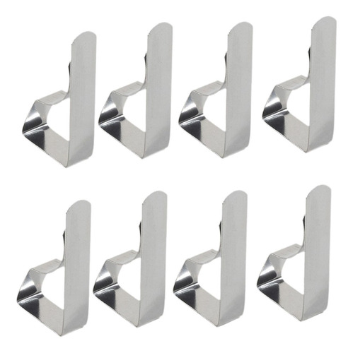 Clips 8pcs Clips De Falda De Acero Inoxidable Soporte Para