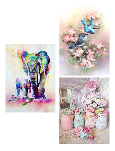 5d: Z Kits De Flores For Adultos Pintura Por Números