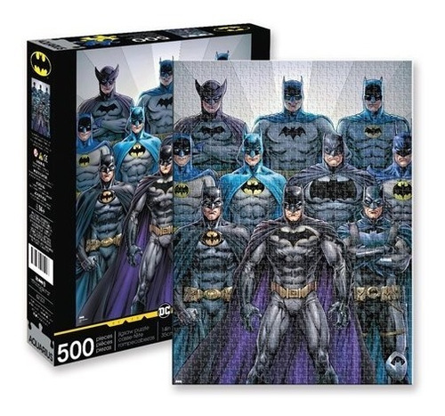 Dc Comics Batman Batsuits Puzzle De 500 Piezas