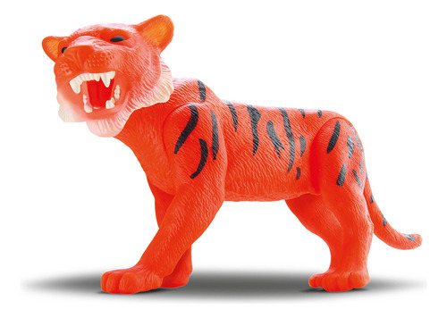 Tigre Brinquedo Animal Realista Articulado Vinil 28cm-silmar