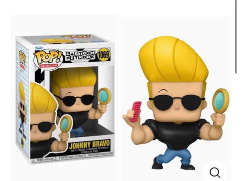 Funko Pop Johnny Bravo Con Espejo Y Peine Cartoon Network