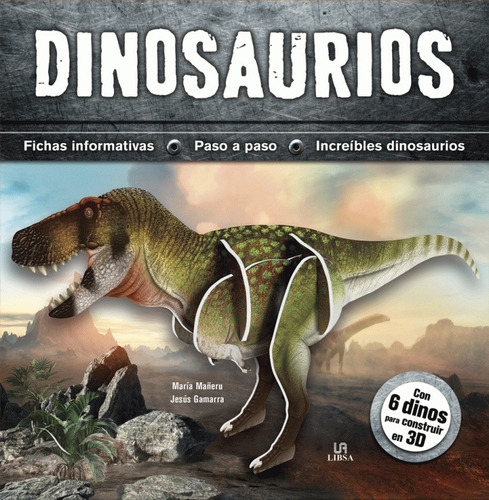 Libro Y Kit De Construccion Dinosaurios Para Armar Maquetas