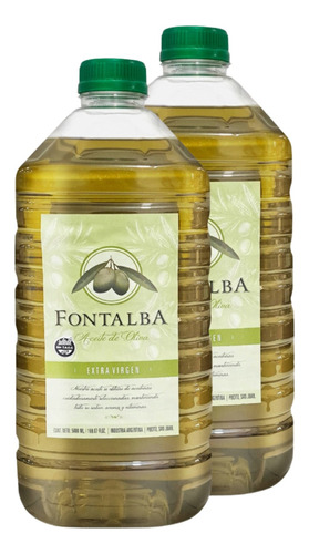 Aceite Oliva Fontalba Virgen Extra Blend Pet X 5 Lts Pack X2
