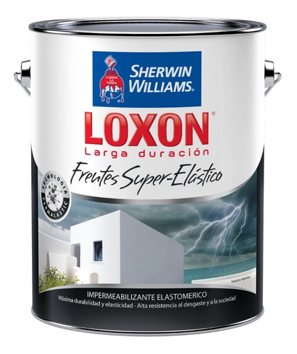 Recubrimiento Loxon Super Elastico Blanco 20 Lts Serrentino